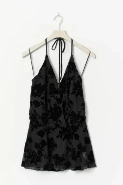 Gina Tricot Fora haterneck top Svart Best