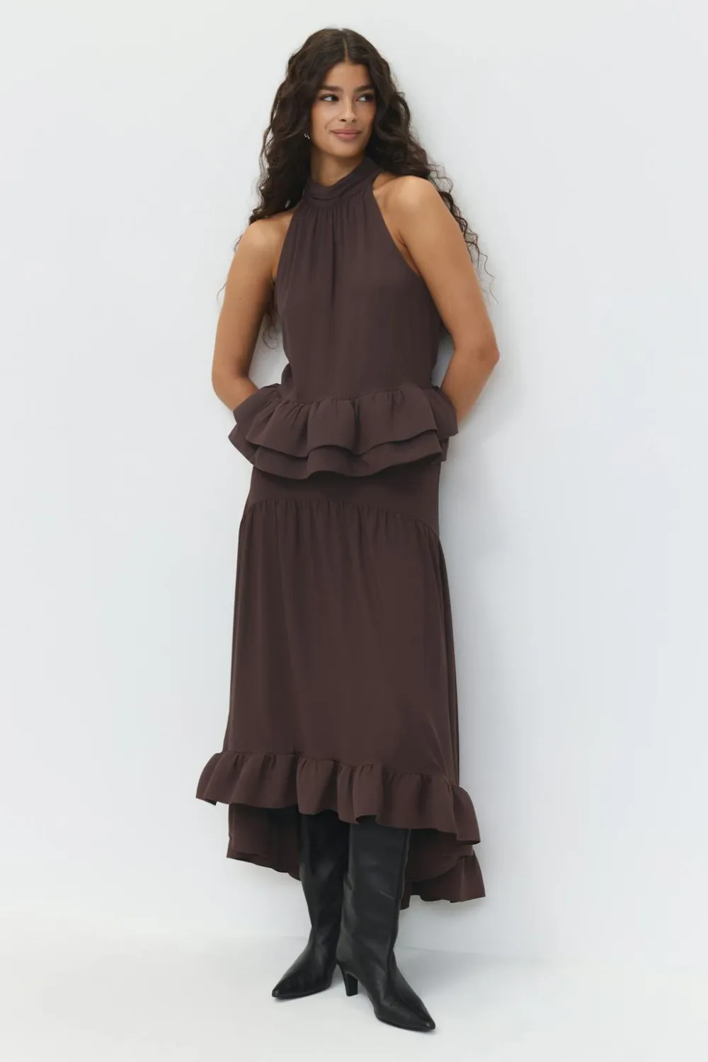 Gina Tricot Founce kirt Brun Best