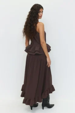 Gina Tricot Founce kirt Brun Best