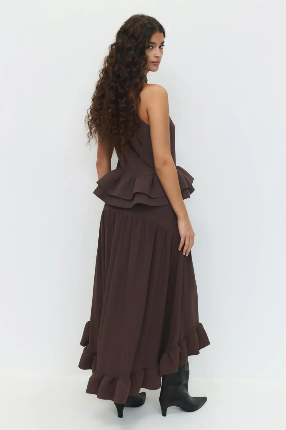 Gina Tricot Founce kirt Brun Best