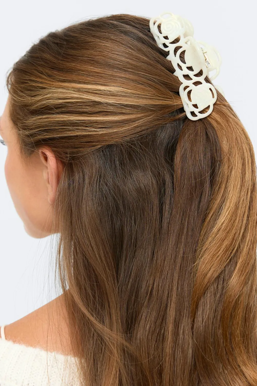 Gina Tricot Flower hair clip Hvit Sale