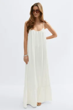 Gina Tricot Fowy axi dre Hvit Outlet