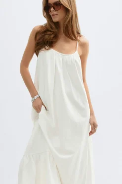 Gina Tricot Fowy axi dre Hvit Outlet