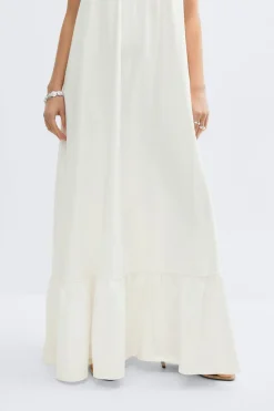 Gina Tricot Fowy axi dre Hvit Outlet