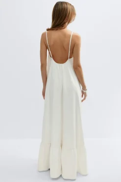 Gina Tricot Fowy axi dre Hvit Outlet