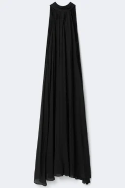 Gina Tricot Flowy maxi dress Svart Discount