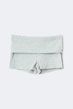 Gina Tricot Foded hotpant Grå Online