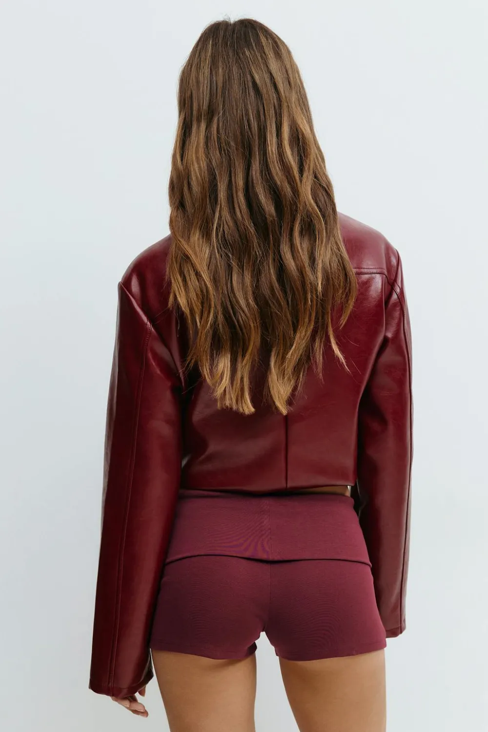 Gina Tricot Foded hotpant Rød Sale
