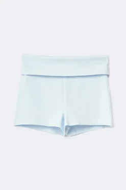 Gina Tricot Foded hotpant Blå New