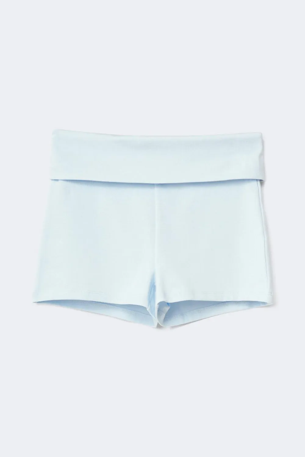 Gina Tricot Foded hotpant Blå New
