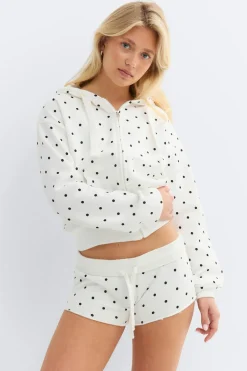 Gina Tricot 14+ foded wait hort Hvit New