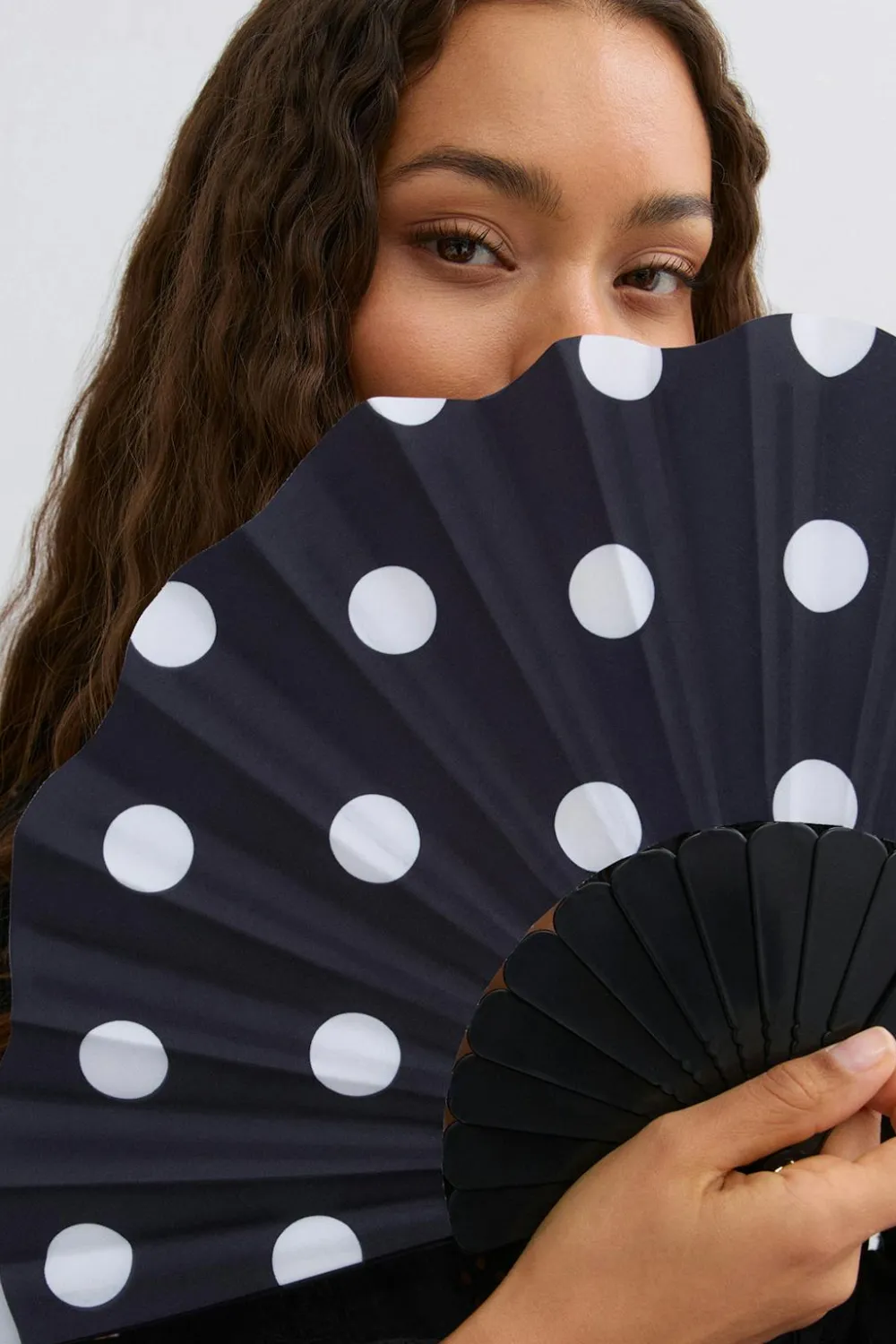 Gina Tricot Folding hand fan Svart Outlet
