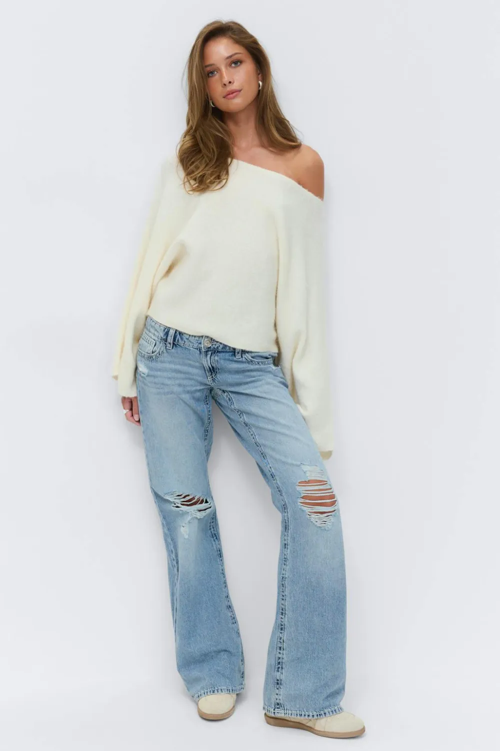 Gina Tricot 14+ for rea ow ooe jean Blå Discount