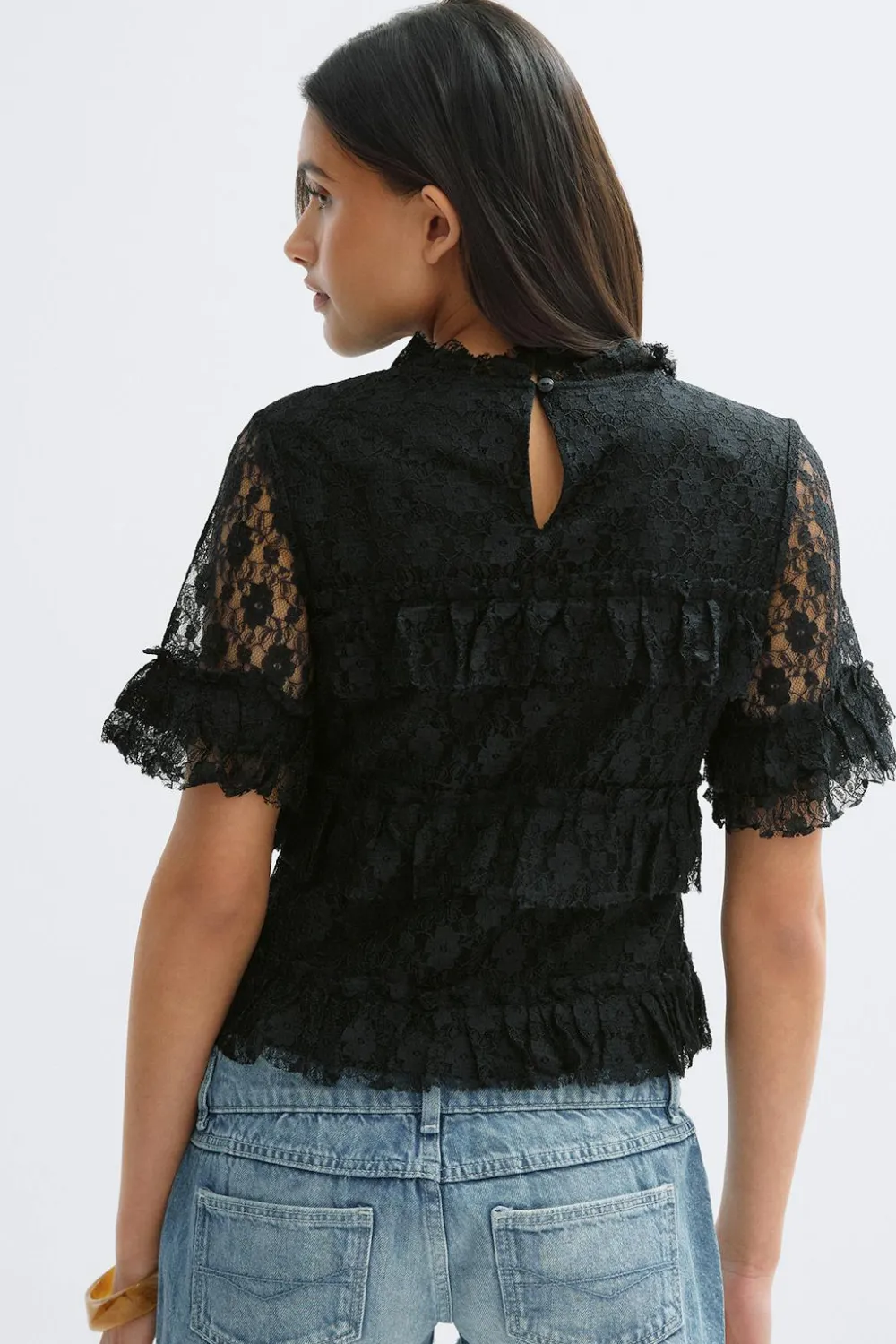 Gina Tricot 14+ fri ace top Svart Sale