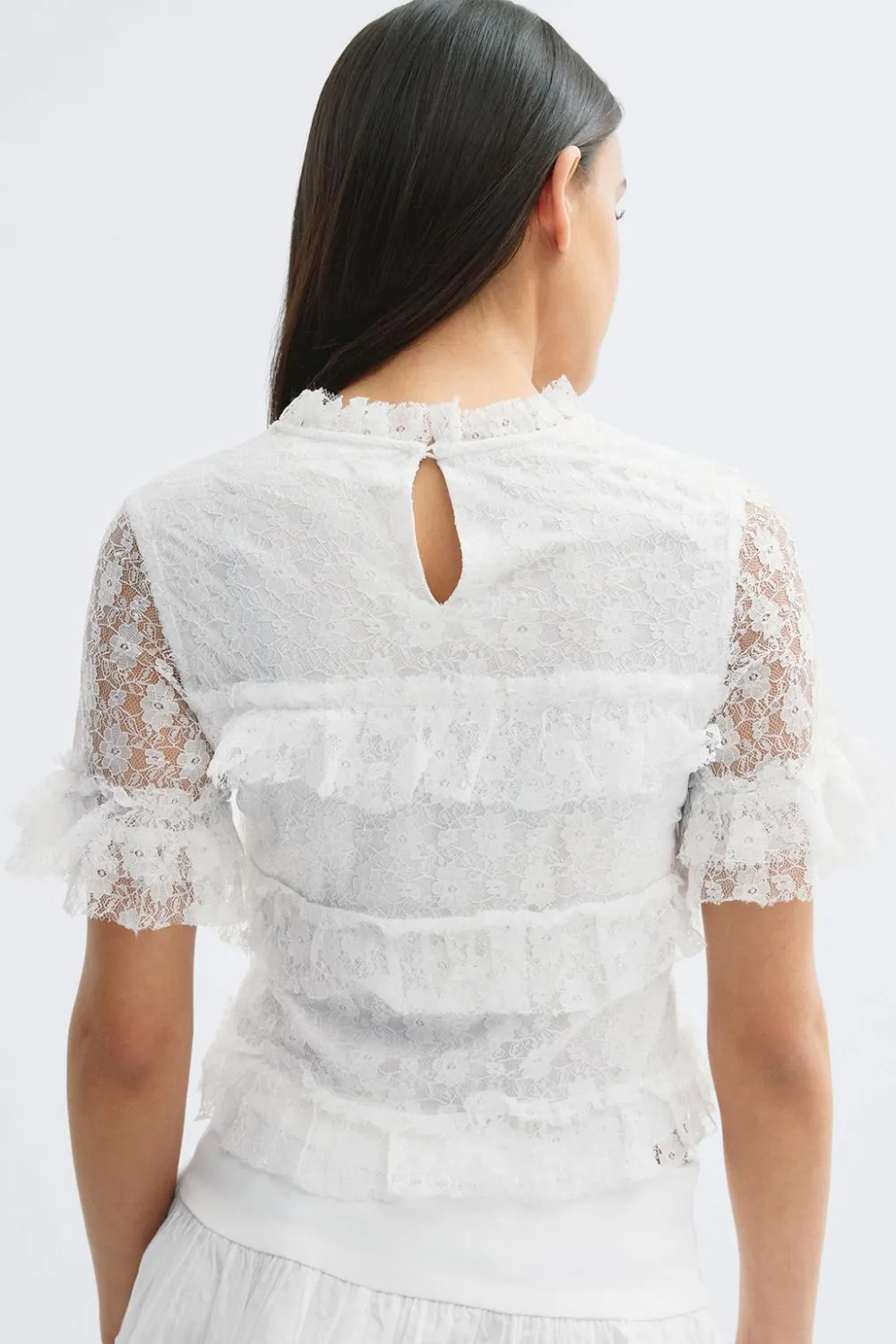 Gina Tricot 14+ fri ace top Hvit Best