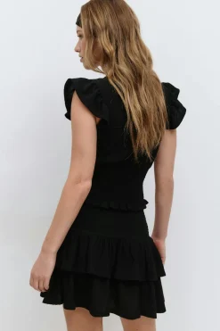 Gina Tricot Fri kirt Svart