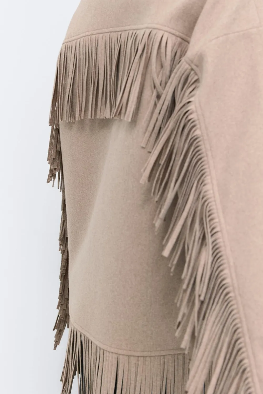Gina Tricot Fringe jacket Beige Best