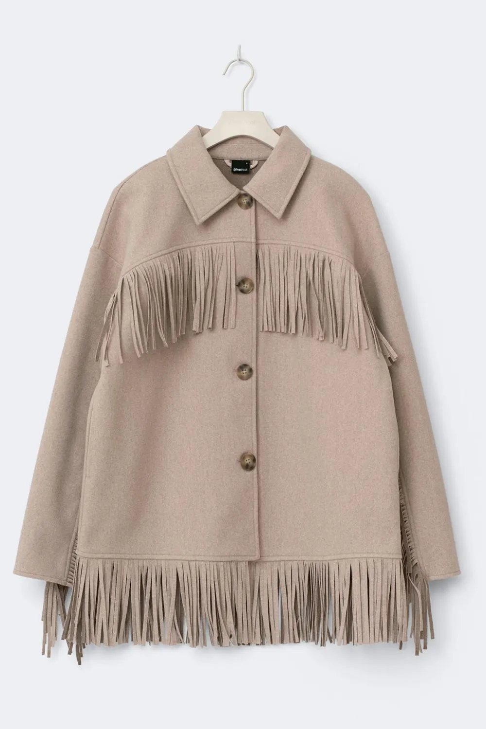 Gina Tricot Fringe jacket Beige Best