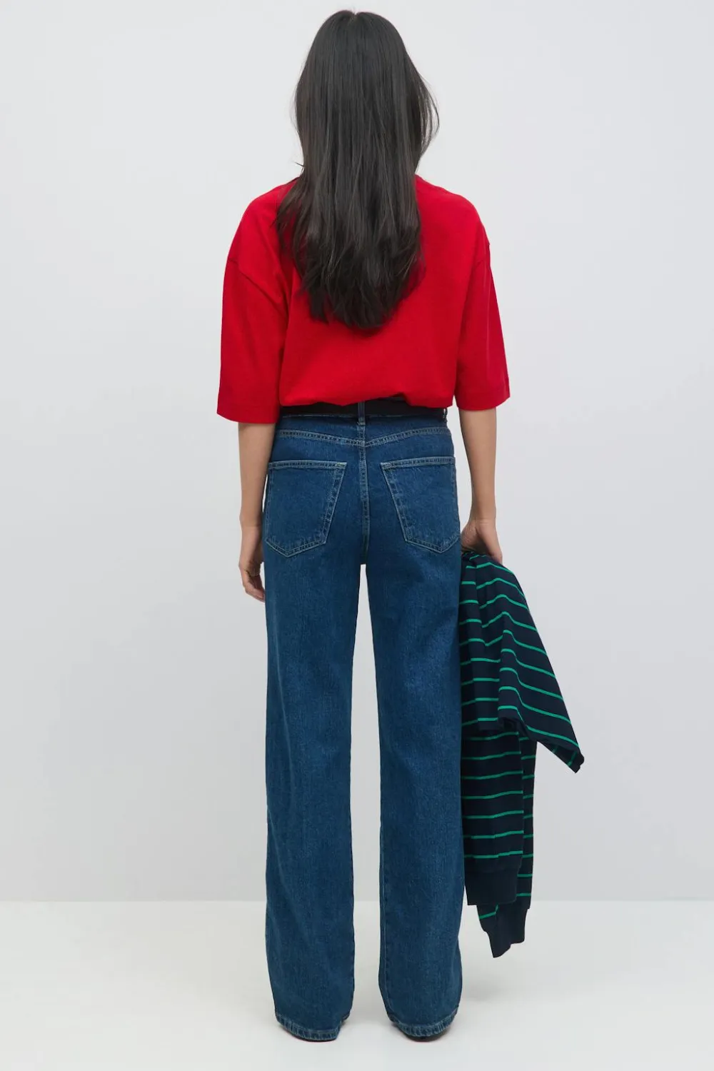 Gina Tricot Front seam jeans Blå Discount