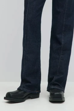 Gina Tricot Front seam jeans Blå Outlet