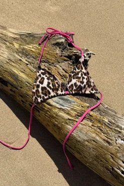 Gina Tricot 14+ fuba triange bikini top Beige Sale