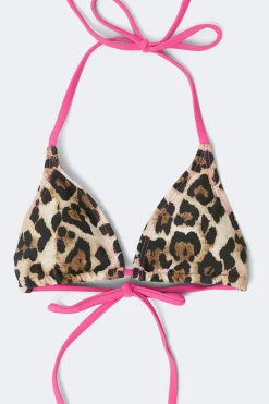 Gina Tricot 14+ fuba triange bikini top Beige Sale
