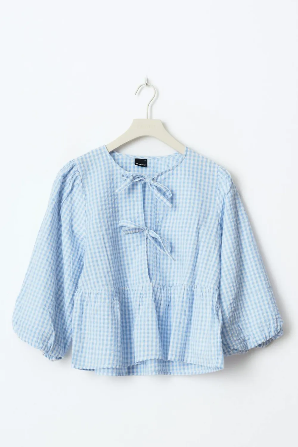Gina Tricot Gingha boue Blå New