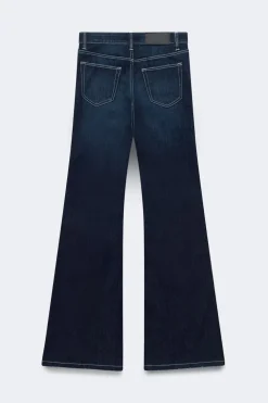 Gina Tricot Glow low flare jeans Blå Best