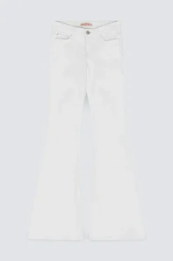 Gina Tricot Glow low flare petite jeans Hvit Outlet