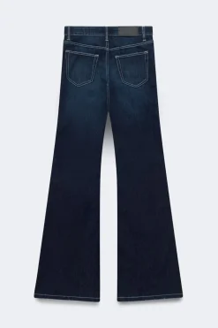 Gina Tricot Glow low flare tall jeans Blå Clearance