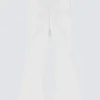 Gina Tricot Glow low flare tall jeans Hvit Clearance