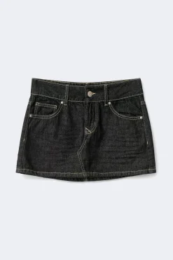 Gina Tricot Glow low mini skirt Blå