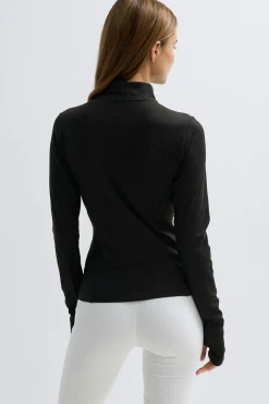 Gina Tricot Haf zip yoga top Svart Online