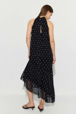 Gina Tricot Haterneck ayetric dre Svart Sale