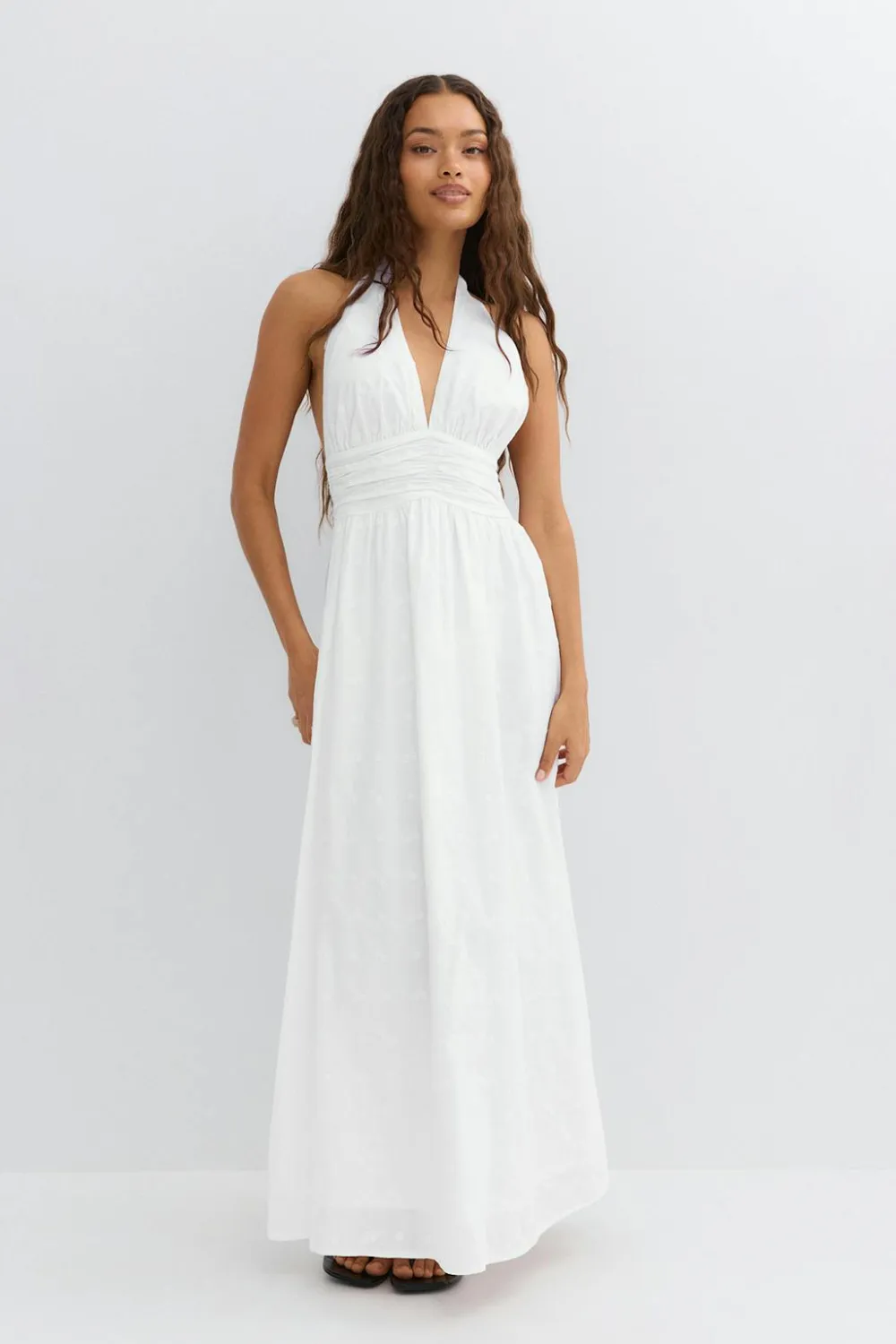 Gina Tricot Haterneck dre Hvit Hot