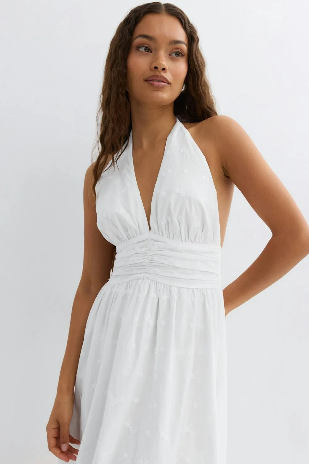 Gina Tricot Haterneck dre Hvit Hot