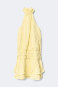 Gina Tricot 14+ haterneck dre Gul Clearance