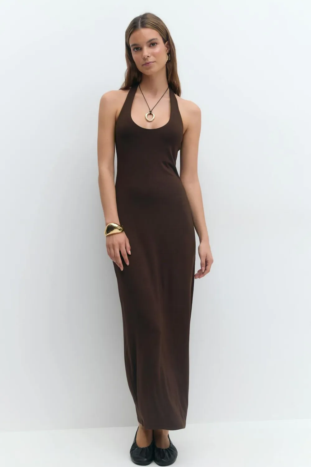 Gina Tricot Haterneck idaxi dre Brun