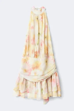 Gina Tricot Halterneck mini dress Hvit Online