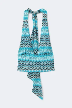 Gina Tricot 14+ haterneck top Hvit Sale