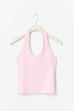 Gina Tricot Haterneck top Rosa Best