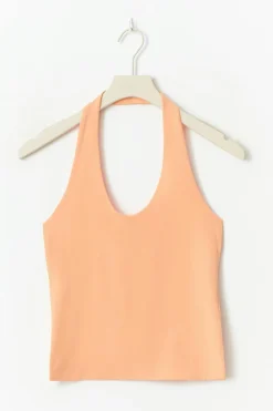Gina Tricot Haterneck top Oransje Discount