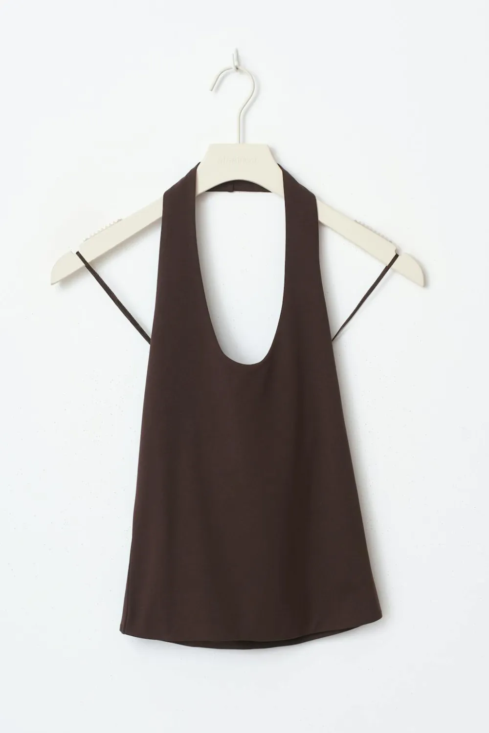 Gina Tricot Haterneck top Brun Best
