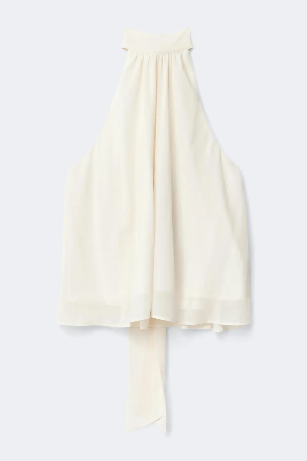 Gina Tricot Haterneck top Hvit