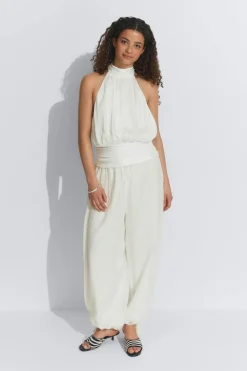 Gina Tricot Halterneck top Hvit New