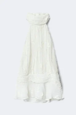 Gina Tricot 14+ haterneck top Hvit Clearance