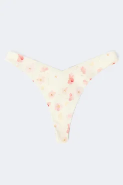 Gina Tricot High bikini thong Hvit Outlet