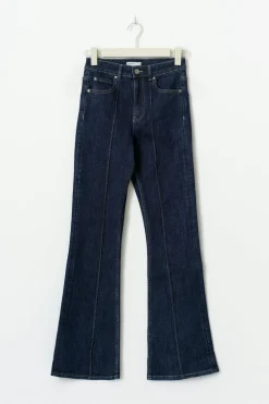 Gina Tricot High bootcut jeans Blå Clearance