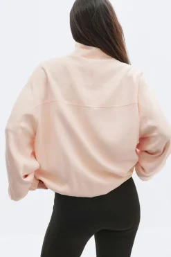 Gina Tricot High neck cargo jacket Rosa Clearance