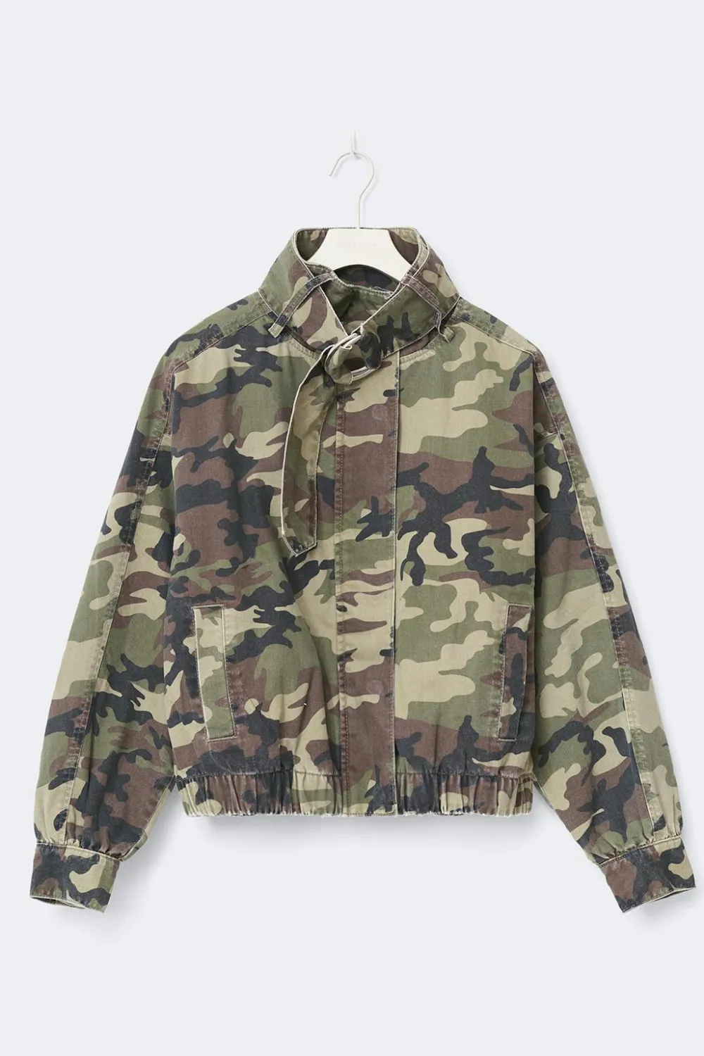 Gina Tricot 14+ high neck jacket Grønn Online